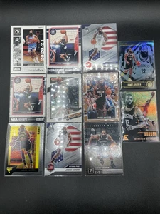Lotto carte basket James Harden (11) Mosaic Donruss Hoops Flux Chronicles - Foto 1 di 5