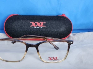 New Men's XXL Eyeglass Frame Sounder Hickory Plastic 61-22-160 - Picture 1 of 19