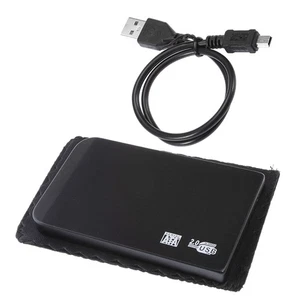 Aluminium 2,5 "USB 2.0 HDD Externes Gehäuse Gehäuse Mit StromStromkabel - Afbeelding 1 van 27