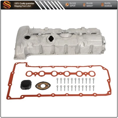 Aluminum Valve Cover Fits 2006-2007 BMW 325i 330i 525i 530i Z4 3.0L L6 Engine - Image 1 of 4