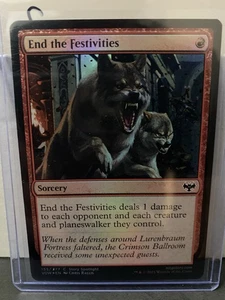 MTG End the Festivities FOIL #155/277 Innistrad: Crimson Vow Common NM/M - Picture 1 of 3