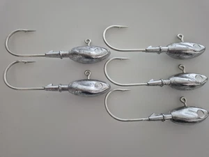 5 Stück Jigköpfe 120gr. Owner 10/0 Norwegen, Irland, Dorsch, Heilbutt - Bild 1 von 5