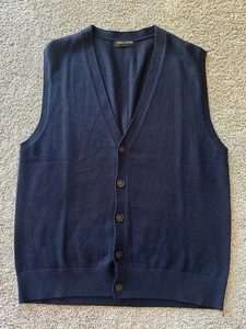 Kallspin Kaschmir Wolle Herren Button Down Weste Strickjacke Large - Bild 1 von 4