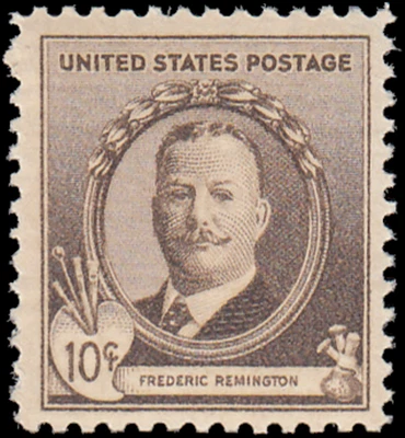 US Stamp #888 - 1940 10¢ Frederic Remington, Artists, EzGrade™ VG, MNH, OG - Image 1 of 3