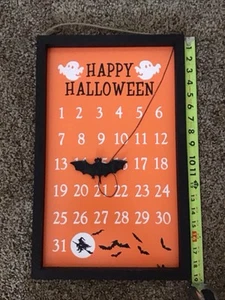 Happy Halloween Countdown calendar 12”x19” Magnetic - Picture 1 of 3