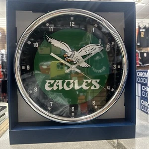 Reloj WinCraft Cromo NFL Philadelphia Eagles - Imagen 1 de 3