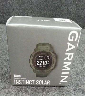 Reloj inteligente Garmin 010-02293-14 Instinct solar táctico resistente GPS musgo 45 mm Foto 1 de 4