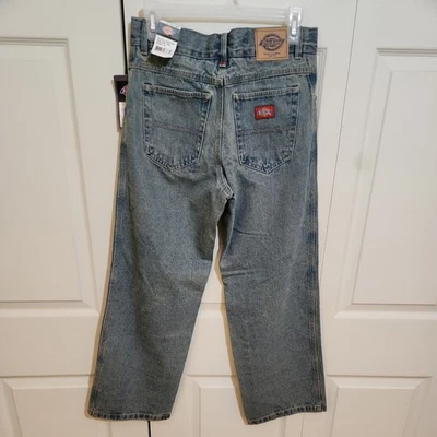 Новый с Ярлыками Dickies мальчиков джинсы размер 16 стиль 945748 расслабленный крой синий цвет 490 хлопок - Изображение 1 из 4
