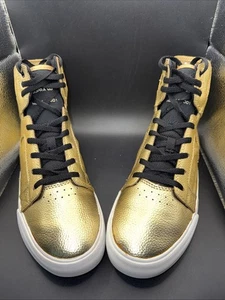 Talla 6Y - Supra S13021K Muska 001 Skytop Dorado Zapatillas Altas con Cordones, Sin Caja - Imagen 1 de 9
