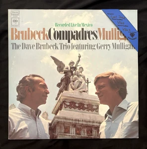 David Brubeck & Gerry Mulligan Compadres Vinyl LP 1968 Columbia Records Cool Jaz - Picture 1 of 7