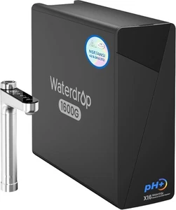 Waterdrop X16-Alkaline Reverse Osmosis Water Filter 11-Stage Filtration 1600 GPD - Picture 1 of 8