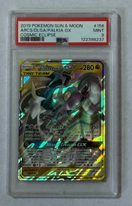 Arceus & Dialga & Palkia GX 156/236 Sm-Cosmic Eclipse Holo PSA 9 - Picture 1 of 2