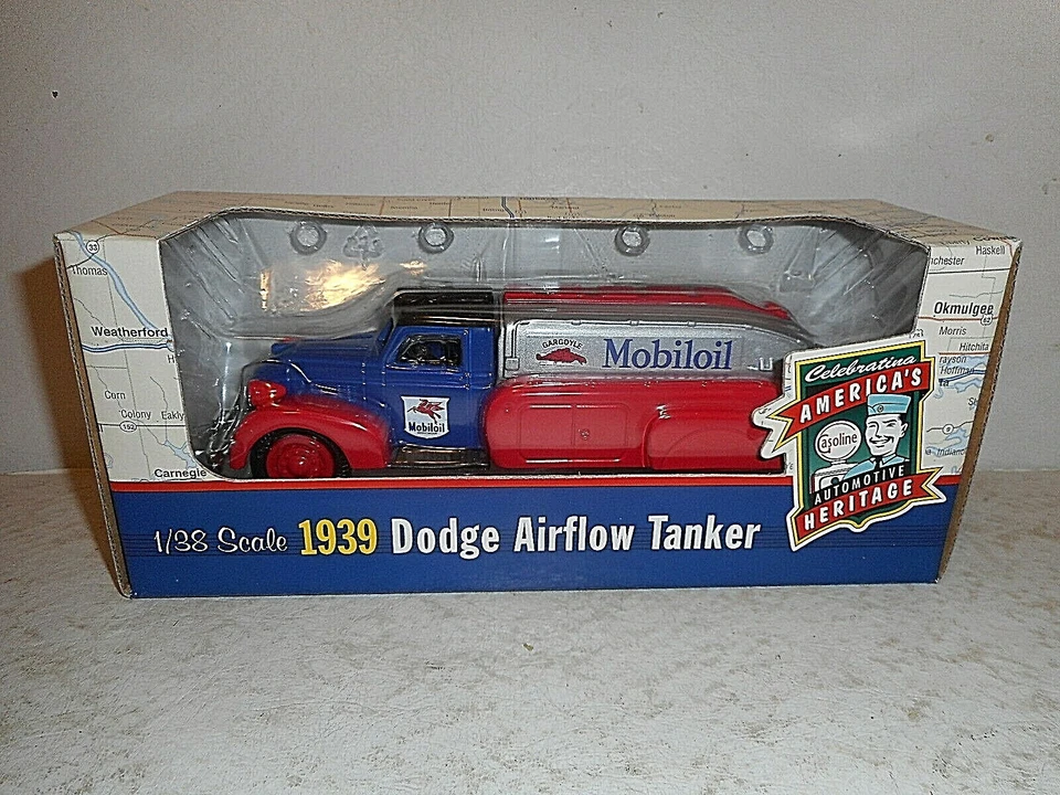 Ertl Collectibles 1 38 Scale 1939 Mobiloil Dodge Airflow Tanker