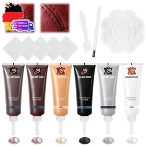 Lederreparatur Creme, Leder Reparatur Set, 6 Farben Kunstleder Reparaturset,Kuns - Bild 1 von 12