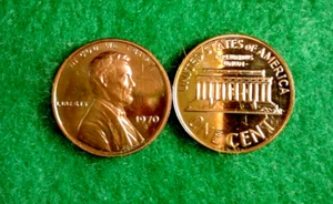1970- S  Gem   PROOF  Lincoln Memorial  Cent  Great Coin  Free  Shipping - Picture 1 of 1