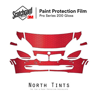 Sujetador transparente película de protección de pintura precortada serie 3M PRO BMW SERIE 6 2012-2015 PPF Foto 1 de 4