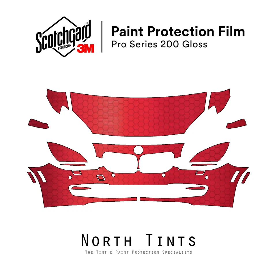 Sujetador transparente película de protección de pintura precortada serie 3M PRO BMW SERIE 6 2012-2015 PPF Foto 1 de 4