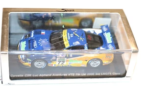 1/43 CHEVY CORVETTE C5R YELLOW #72 LE MANS 24 HR. 2006 LMGT1 LUC ALPHAND S0175 - Picture 1 of 3