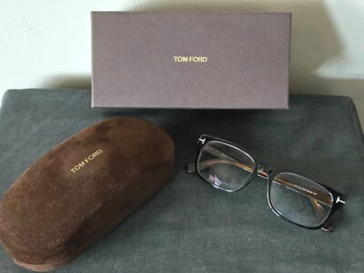 Tom Ford Men’s brown square glasses Kit Astuccio Rigid - w/ original Box, case - Image 1 of 4
