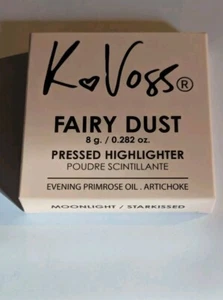 K Voss Fairy Dust Pressed Highlighter • Moonlight / Starkissed • 0.282 Oz - Picture 1 of 2