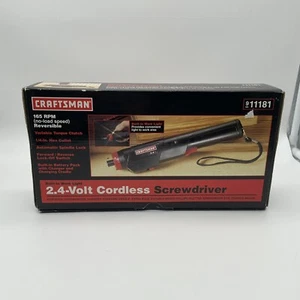 Vintage Craftsman 2.4-volt Cordless Screwdriver 911138 - Picture 1 of 7