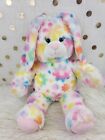 Build A Bear Pretty Petals Bunny 16" Plush Easter Rabbit Pastel Flowers BABW