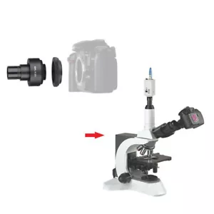 2X DSLR/SLR Camera Lens ADAPTER Microscope Use C-Mount for Nikon / Canon EOS - Picture 1 of 5