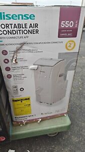 Hisense 550 sq ft Dual-hose Portable Air Conditioner with Built-in Heat