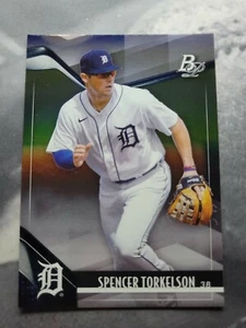 2021 Bowman Platinum Spencer Torkelson #TOP-92 Detroit Tigers π₯πβοΈ - Foto 1 di 2