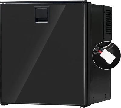 2.1 CU.FT RV Refrigerator Mini 12V / 24V DC Travel Fridge Compressor Low Noise - Image 1 of 4