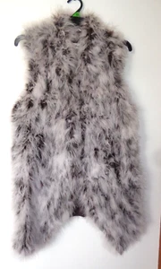 "None the Richer" Genuine Ostrich Feather Vest. One Size. - Picture 1 of 2