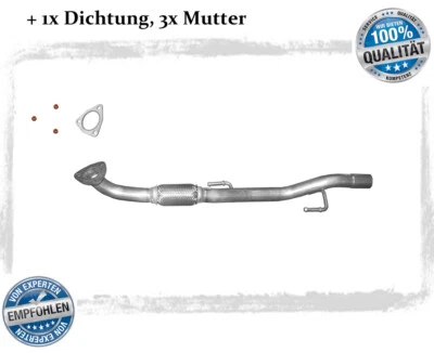 Hosenrohr für Seat Ibiza (6L1, 6J5) 1.4 1.6 63/77KW Bj.06-11 Auspuff Dichtung - Bild 1 von 3