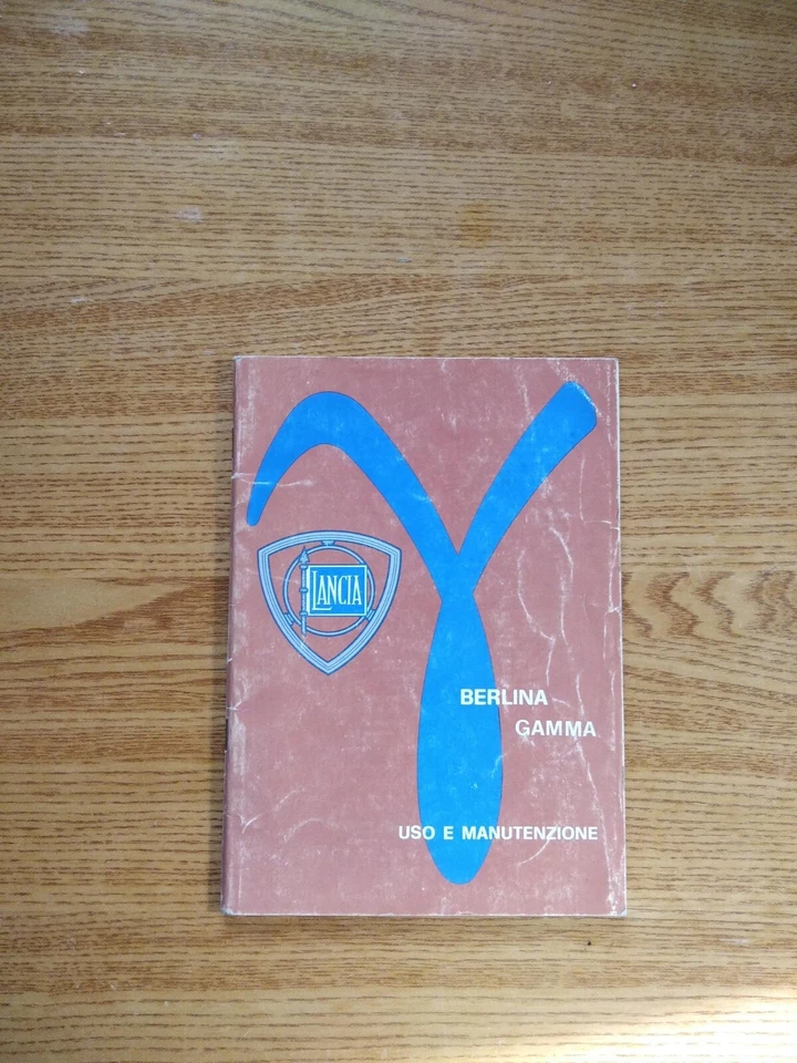 Libretto uso e manutenzione Lancia Gamma Berlina - Immagine 1 di 1