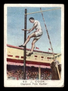 1910 E229 National Licorice Athlete Series #23 Ed Cook VG - Picture 1 of 2