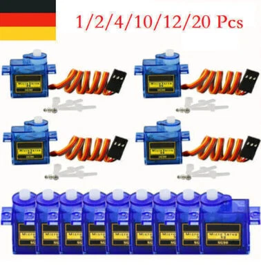 1-20x Micro SG90 Servo Motor 9G für RC Hubschrauber Flugzeug Control Modell U5X6 - Bild 1 von 4