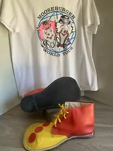Vintage Profi Leder Clownschuhe T-Shirt Größe XXL Halloween Urlaub Kostüm - Bild 1 von 19