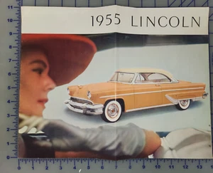 1955 Lincoln Brochure Folder Original  - Foto 1 di 1