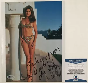 Kathy Ireland SPORTS ILLUSTRATE foto autografata firmata 8x10 #2 Beckett BAS - Foto 1 di 2
