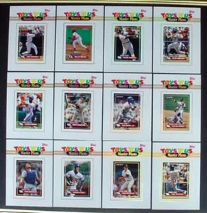 1993 Topps Toys "R" Us Master Photo 12 Karten Set 5X7 Ken Griffey Jr Thomas PSA - Bild 1 von 18