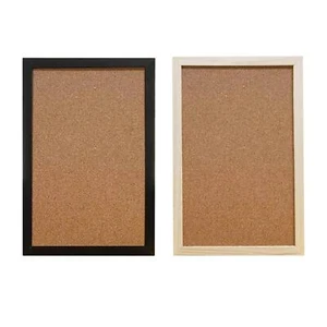Wooden Cork Board Frame-Message / Notice / Memo / Pictures Bulletin Board Crafts - Picture 1 of 8