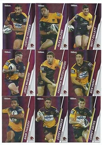 2015 NRL Traders Parallel BRONCOS Team Set - Picture 1 of 1