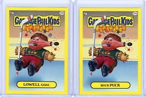 Müll Eimer Kinder Flashback 3 Buck Puck & Lowell Goal 36A/B Base Aufkleber - Bild 1 von 1