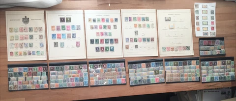 Montenegro Stamp Collection 1800’s onwards 368 stamps, mint, used, overprints Cover