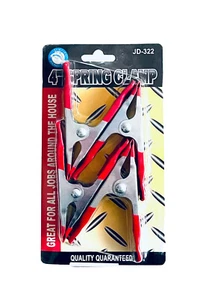 8x Federklemmen Klemmzwingen Leimzwingen Spann Feder Zwinge Klemme 10cm x 5cm - Bild 1 von 1