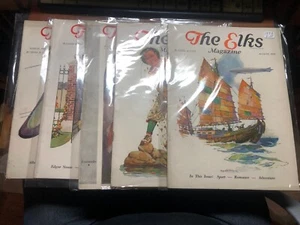 Vintage The Elks Magazines Lot Of  5 1930’s - Picture 1 of 6