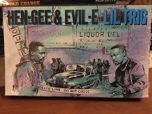 Hen-Gee & Evil-E - "Lil Trig" (1991, CASSETTE TAPE SINGLE) RAP HIP-HOP BRAND NEW - Picture 1 of 3