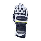 Oxford Rp 2 20 Motorcycle Leather Sports Gloves Stealth Black White And Fluo   T