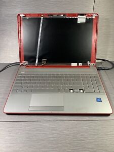 HP Red 15.6" HD (1366 x 768) Intel Pentium Red Silver Notebook/Laptop For Parts