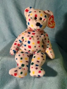 TY Beanie Baby mit Etikett - Ty 2K Bear - PE - Flat Tush Tag - Fehler - Bild 1 von 5