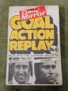 #D382. ENGLISH DAILY MIRROR SOCCER FOOTBALL FLICKER BOOK #6, ABOUT 1970 - Picture 1 of 1